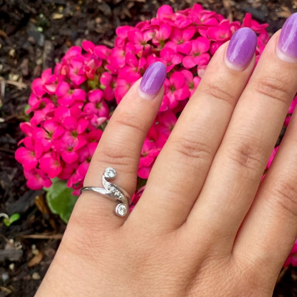 14k Vintage .37 ctw Diamond Ring - Picture 6 of 6